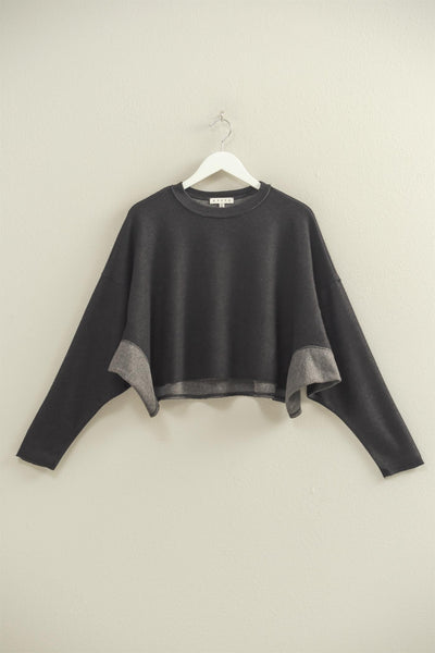 Relaxed Crop Sweatshirt