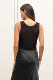 Helen Knit Vest Top - Black