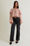 Blush Ruffle Top