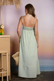 Wren Stripe Dress - Green