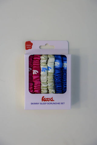 SKINNY SATIN SLEEP SCRUNCHIE SET