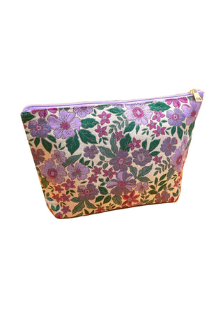 Floral Cosmetic Pouch