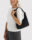 Mini Nylon Shoulder Bag - Black
