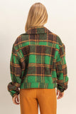 Green/Brown Plaid Jacket