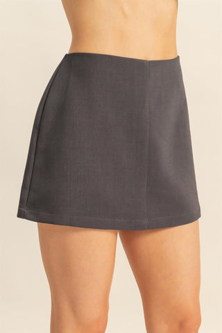 Gray Skort