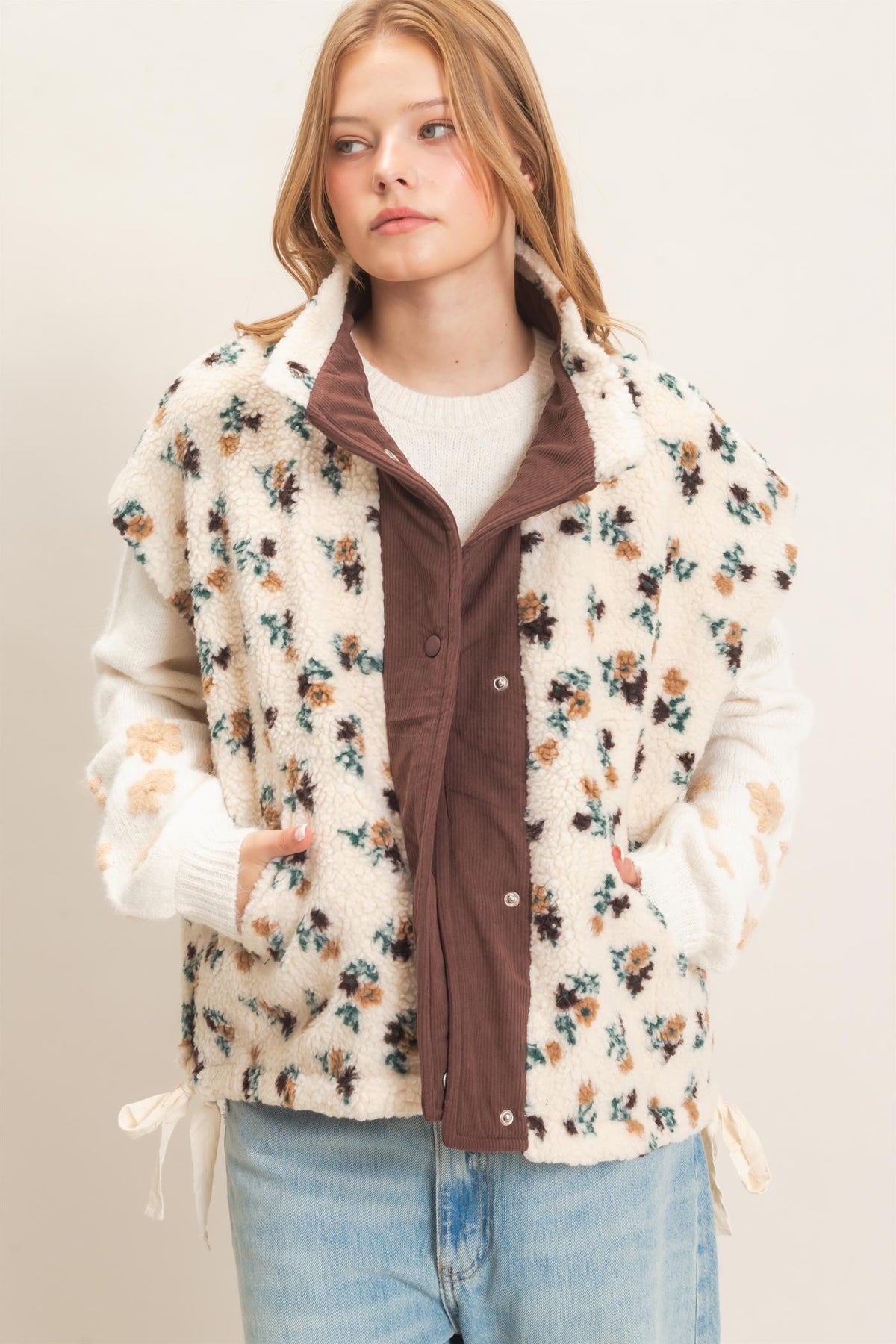 Sutton Floral Vest