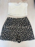 Leopard Skort