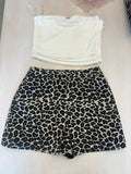 Leopard Skort