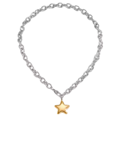 Glasgow Mixed Metal Star Necklace