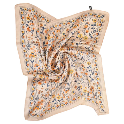 Country Flower Neck Scarf