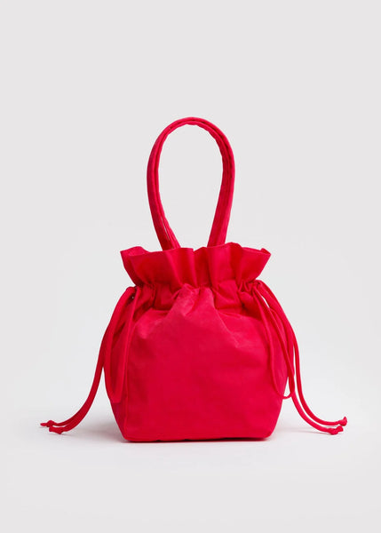 Nylon Drawstring Bag - Candy Apple