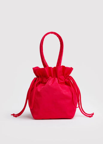 Nylon Drawstring Bag - Candy Apple