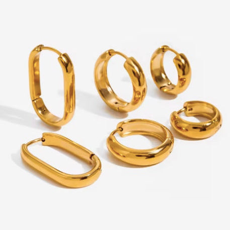 Simple Hoops - Gold