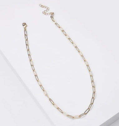 18K Gold Plated Link Necklace