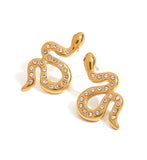 Sparkle Snake Studs