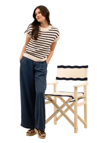 Edie Stripe Knit Top